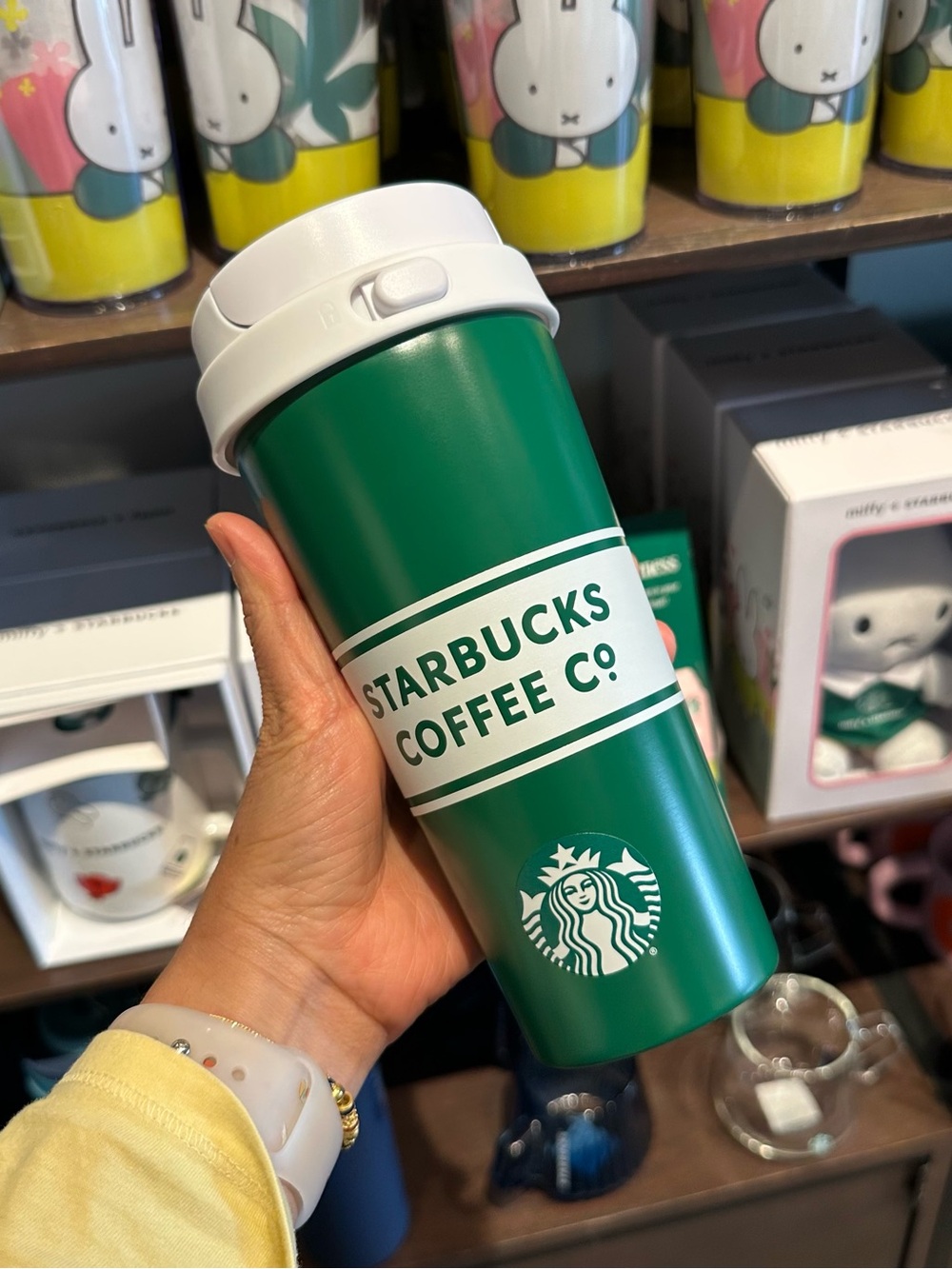 STARBUCKS 2026 ROAD TRIP COLLECTION GREEN STAINLESS STEEL 16oz GRANDE TUMBLER
